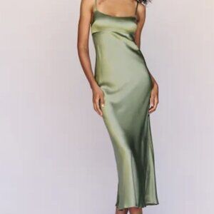 Reformation Kailyn Silk Dress